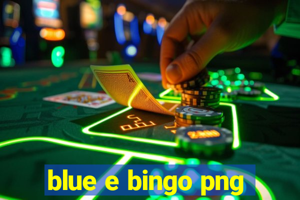 blue e bingo png